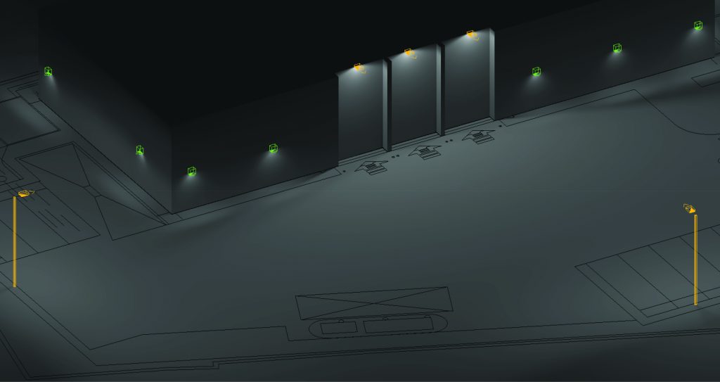Lighting Design 3D Render