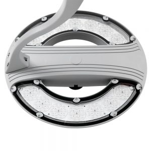 Close up of the face of a Luna UK light fitting.