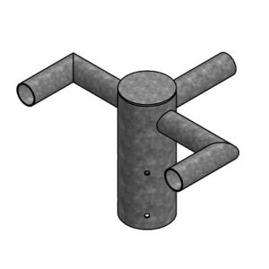 Triple parallel bracket