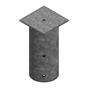 Single floodlight bracket