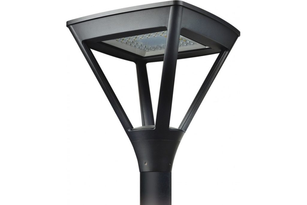Agia LED post top light fitting