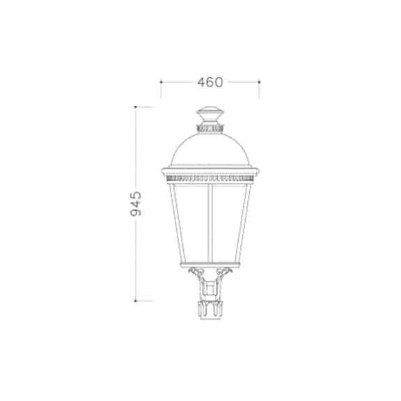 LED Light Plaza Dimensions