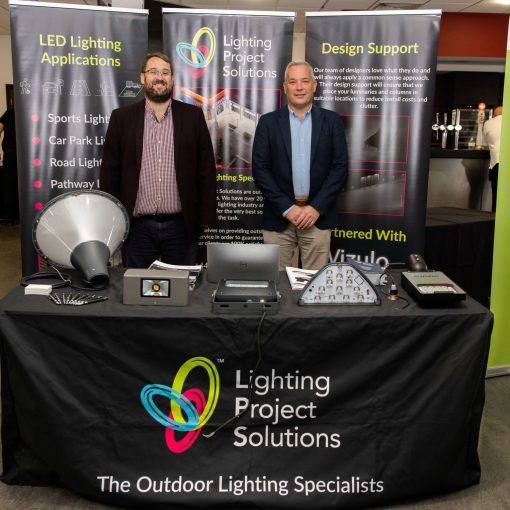 Dale and Matthew Bennet at the LB AGency trade show.